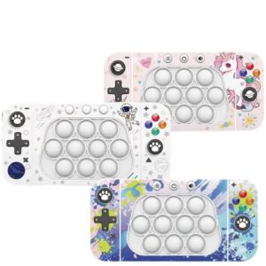 Funny Bubble Puzzle Game Machine Light Up Electronic Gaming Reliever Squeeze Toy Handle Fast Push Bubble toy